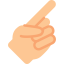 Pointing hand icône 64x64
