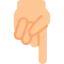 Pointing down biểu tượng 64x64