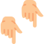 Pointing down biểu tượng 64x64