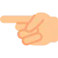 Указывая влево иконка 64x64