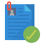 Curriculum vitae icon 64x64
