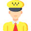 Taxi driver icon 64x64