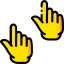 Pointing up Symbol 64x64