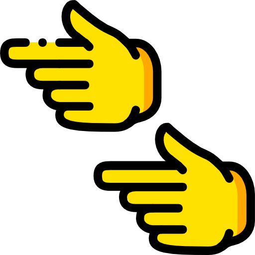 Pointing left icon