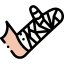 Plastered arm Ikona 64x64