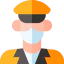 Taxi driver icon 64x64