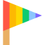 Rainbow flag 상 64x64