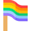 Rainbow flag 상 64x64