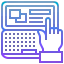 Online booking icon 64x64
