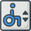 Wheelchair icon 64x64