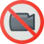 No video icon 64x64