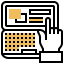 Online booking icon 64x64