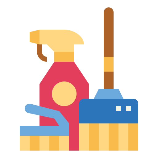 Cleaning tools icon