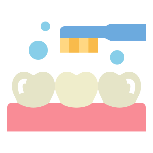 Teeth brushing icon