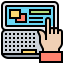 Online booking icon 64x64