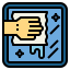 Glass cleaning icon 64x64