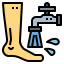 Wash feet icon 64x64