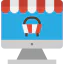 Online shopping icon 64x64