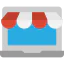 Online shopping icon 64x64
