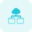 Cloud storage biểu tượng 64x64