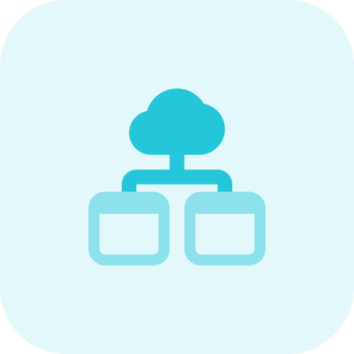 Cloud storage icon