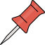 Push pin icon 64x64