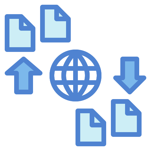 Data transfer icon