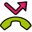 Missed call icon 64x64