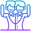 Two headed man icon 64x64