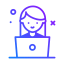 Девочка иконка 64x64