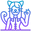 Cat face icon 64x64