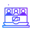 Видео-конференция иконка 64x64