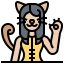 Cat face icon 64x64