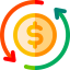 Money flow icon 64x64