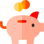 Piggy bank icon 64x64