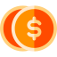 Dollar coin biểu tượng 64x64