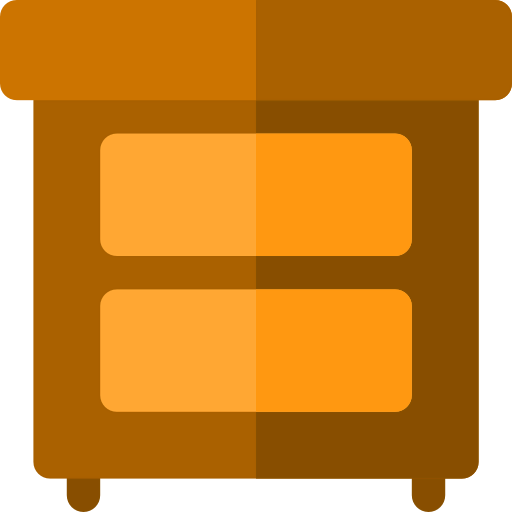 Bedside table icon