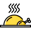 Fried chicken icon 64x64