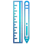 Ruler and pencil icon 64x64