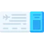 Plane ticket icon 64x64