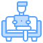 Working at home icon 64x64