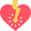 Heart attack icon 64x64