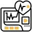 Heart rate monitor icon 64x64