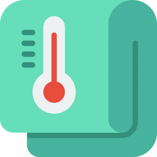 Heated icon