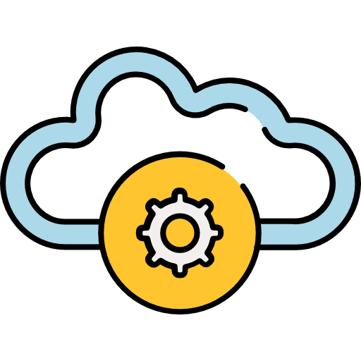 Cloud computing アイコン