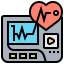 Heart rate monitor icon 64x64