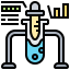 Medical research icon 64x64