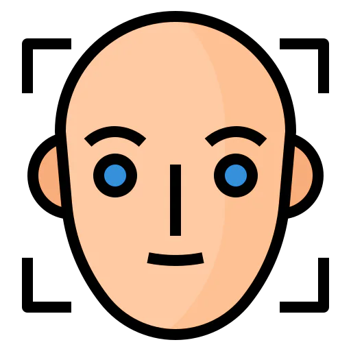 Face recognition icon