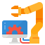 Robotic arm icon 64x64