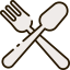 Kitchen utensils icon 64x64
